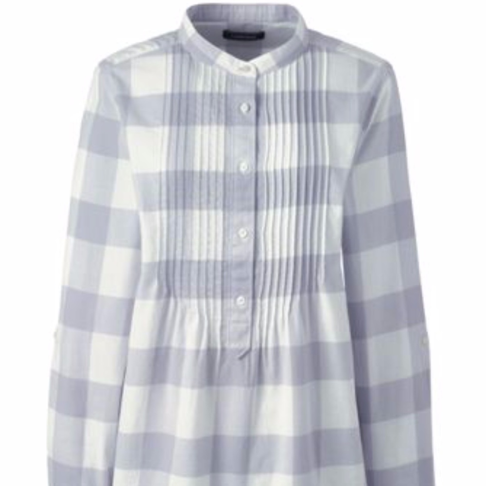 Gray Buffalo Check Tunic